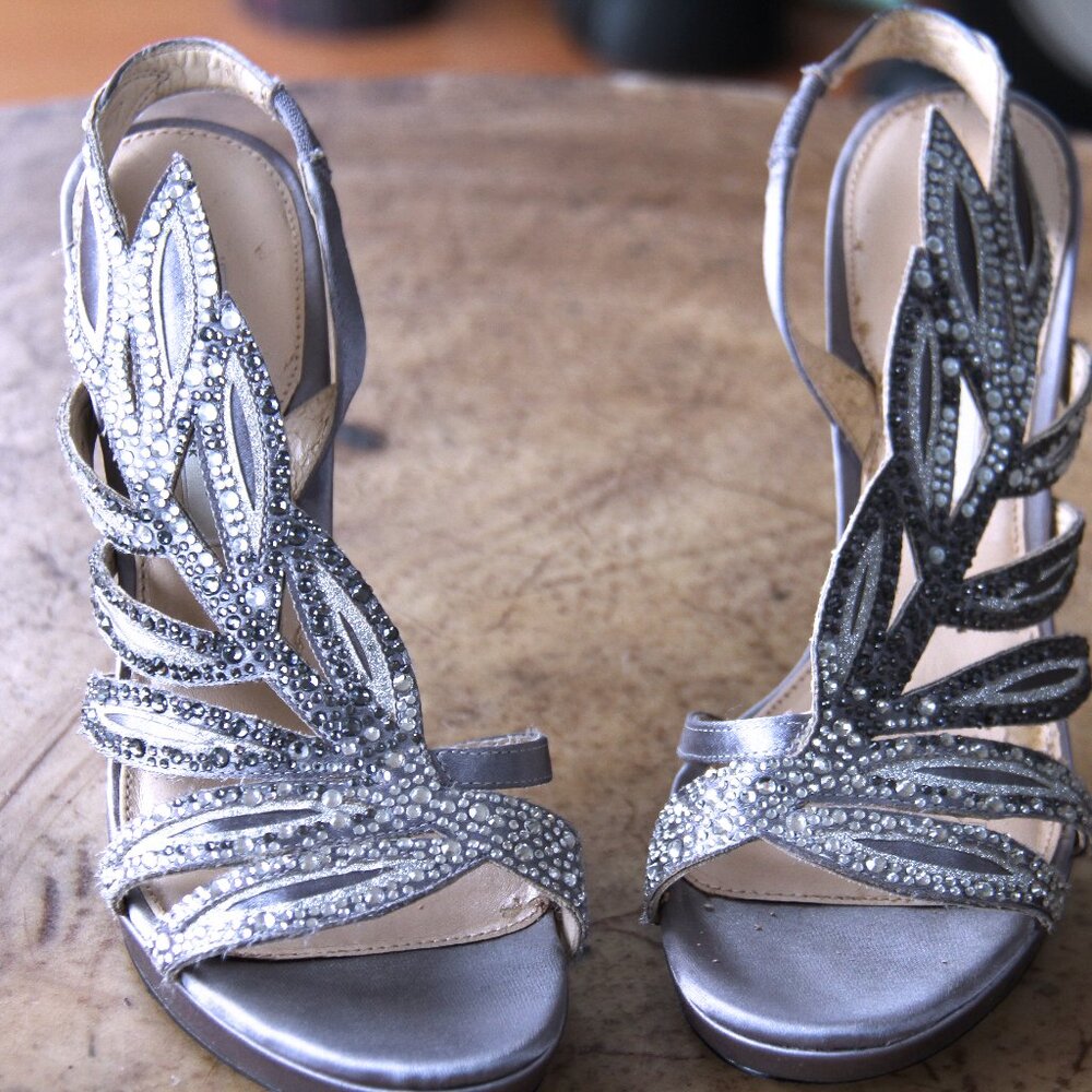 Evening formal stilettos by Nina of New York - REDUCED - BLACK FRIDAY SALE!